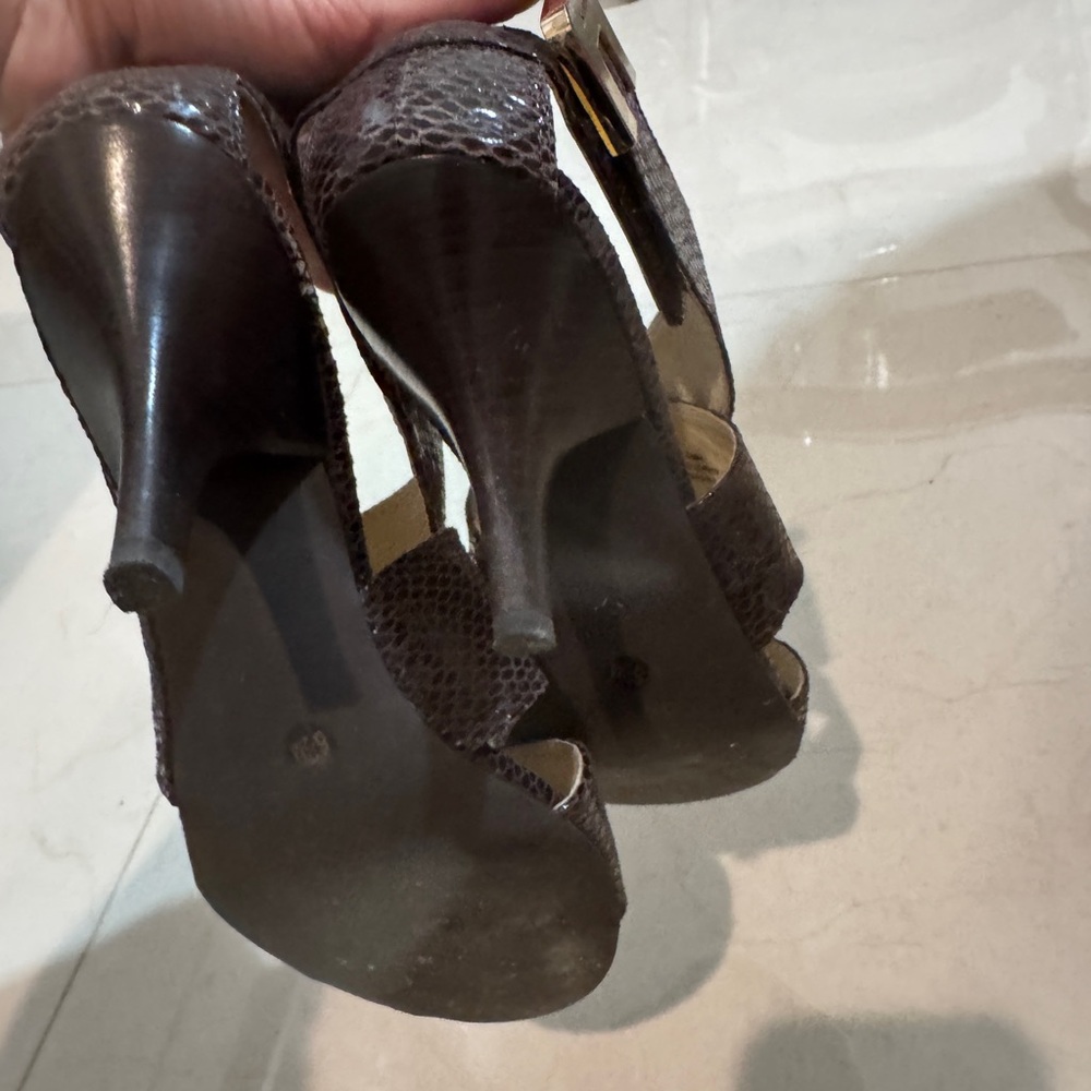 Michael Kors brown and Gold Heels - Picture 13 of 13